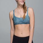 Lululemon Free to Be Bra Pebble Print Parfait Pink Alberta Lake Sports Bra Photo 1