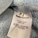 Reformation ‎ cropped sweat shirt sz M Photo 4