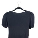 Reformation  Kinglsey Mini Dress Zipper Front Short Sleeve Black‎ Size Small Photo 10