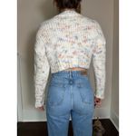 Urban Outfitters  Cameron Confetti Cropped Cardigan Knit Button Size XS Photo 1