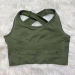 Alphalete  green Open Back Sports Bra Photo 0