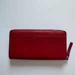 Kate Spade Women's Grand Street Neda Zip Around Red Leather Wallet Photo 1