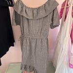Love Shack Fancy  Gingham Asymmetrical Ruffled Sundress Photo 6