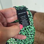 Who What Wear  Green Floral Blouse Photo 8