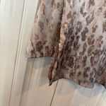 Nicole Miller Animal Print Blouse Size Medium Photo 4