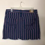 American Eagle  hi rise striped super stretch mini skirt size 12 Photo 7