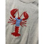 J.Crew Teddie Cream Lobster Graphic Crewneck Sweater XS Tan Photo 3