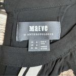 Maeve  by Anthropologie Womens Bergenia Cropped Jumpsuit 2 Black Pink Green White Photo 9