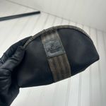 Fendi Vintage Black and Brown Striped Logo Pouch Photo 4