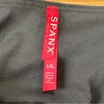 Spanx Faux Leather Glossy Camo Matte Black shaping slimming Leggings Sz L Photo 8