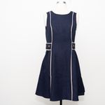 Shoshanna  | Samara Navy Textured Mini Dress Photo 1