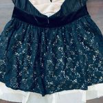 ASOS Petite Black & Cream Sheer Lace Open Back Halter Top Prom Dress | Size: 6/8 Photo 7