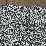 MM.LaFleur M.M. Lafleur The Annika 2.0 Top Tee Washable Silk Scribble Print Black White S Photo 7