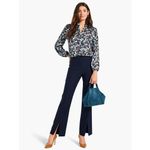 Nic+Zoe  Herringbone Blues Top Size Small New with Tags‎ Photo 3