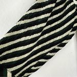 ZARA Basic Green Black & White Stripe Polyester Nightshirt Ladies Photo 5