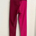 Beach Riot Womens Athletic Leggings Pink Two Tone Ribbed Size XS Photo 1