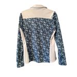 Jack Smith Women's Long Sleeve Polo Shirt Abstract Print Golfing Top Blue Photo 1