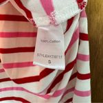 Pomander Place Gio Stripe Short Sleeve Long Maxi Dress Red Pink Small S Photo 9