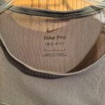 Nike Pro Olive Green Cropped Tank Top Photo 2
