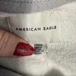 American Eagle  Outfitters Gray Camo Raglan Sweatshirt Womens Size Small Photo 4