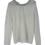 Halogen SWEATER CREWNECK Rhinestones Longselve fluffy Size M Photo 0