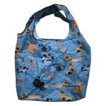 Bee Green Cats Bag Reusable Foldable Shopping Tote Kitty Cat Meow Cute Kitties Photo 0