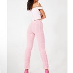 I am gia I.AM.GIA Ophelia Sheer Ruched High-Rise Pant Black Zip Front XXS Photo 3