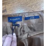 Piombo Brown Faux Leather Mini Skirt US 12 NEW Photo 3