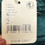 Free People NWT Walk With You Velvet Trousers Turquoise 2 Photo 6