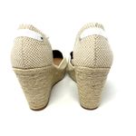 Torrid Size 9.5 WW Wedge White Espadrille Cottagecore Lace Up Ankle 4.5" Heel Photo 3