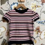 JoosTricot Top Multicolored Top Striped size S Black Photo 2