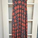 Vfish | Resort Bold Tropical Bohemian Floral Print V Neck Maxi Dress Size XS Pink Photo 7