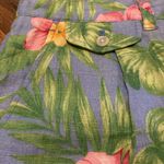 Lauren Ralph LRL Linen Tropical Hawaiian Hibiscus Cottagecore Feminine Shorts 6 Green Photo 2