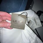 Le lis white paneled pants small NWT Photo 5