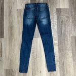 Sneak Peek SP Black Label Floral Embroidered Skinny Jeans Size 25 Blue Photo 13