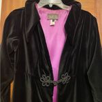 Jeannie Nitro Black Velvet Theatre Costume Cosplay Goth Cloak Satin Lined Size L Photo 1