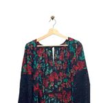 Torrid Floral Chiffon Long Duster Green Size 1X Bohemian Coastal Festival Hippie Photo 5