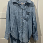 Anthropologie  Maeve Light Blue Shirt Photo 0