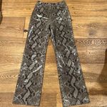 4th + reckless size extra small,‎ women’s snake, print trouser Photo 0