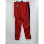 Nike Martine Rose Track Pants Mens Large Red Navy Zip Hem Joggers Side Pocket Photo 7