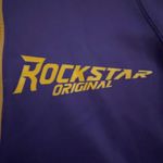 Rockstar Original Jacket size Small women’s purple and yellow cold shoulder Photo 4