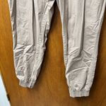 Pact Woven Twill Utility Joggers Womens Pants Zip Ankle Tan Khaki XL Photo 9