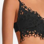 Free People Asteria Bralette- Floral- Black- Size Extra Small- Festival-NWOT Photo 2