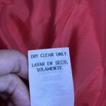 Sag Harbor Women’s 100% Wool Full Zip Lined Blazer Red Sz 8 Shoulder Pads VTG Photo 5