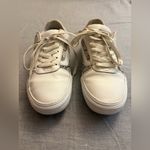 Vans White Old Skool x Authentic GG Fabric Custom Handmade Shoes Photo 1