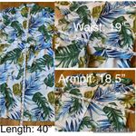 OVI Tropical Print Belted Shirt Dress Size S Photo 3