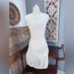 American Eagle  Outfitters Cream Crochet Midi Dress Photo 2