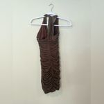Princess Polly  Cora Brown Halter Mesh Dress size 2 Photo 5