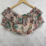 Walter Baker  Sienna Floral Off the Shoulder Crop Top Size M NWT‎ Photo 4