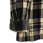 Ralph Lauren Lauren  Women’s M Black and White Plaid Flannel Full Zip Jacket Photo 12